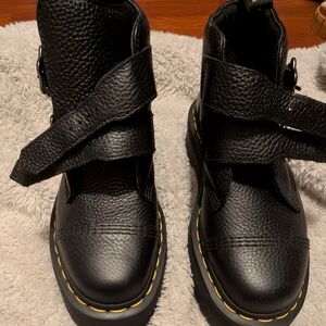 Dr. Martens Devon Flower Buckle Boots